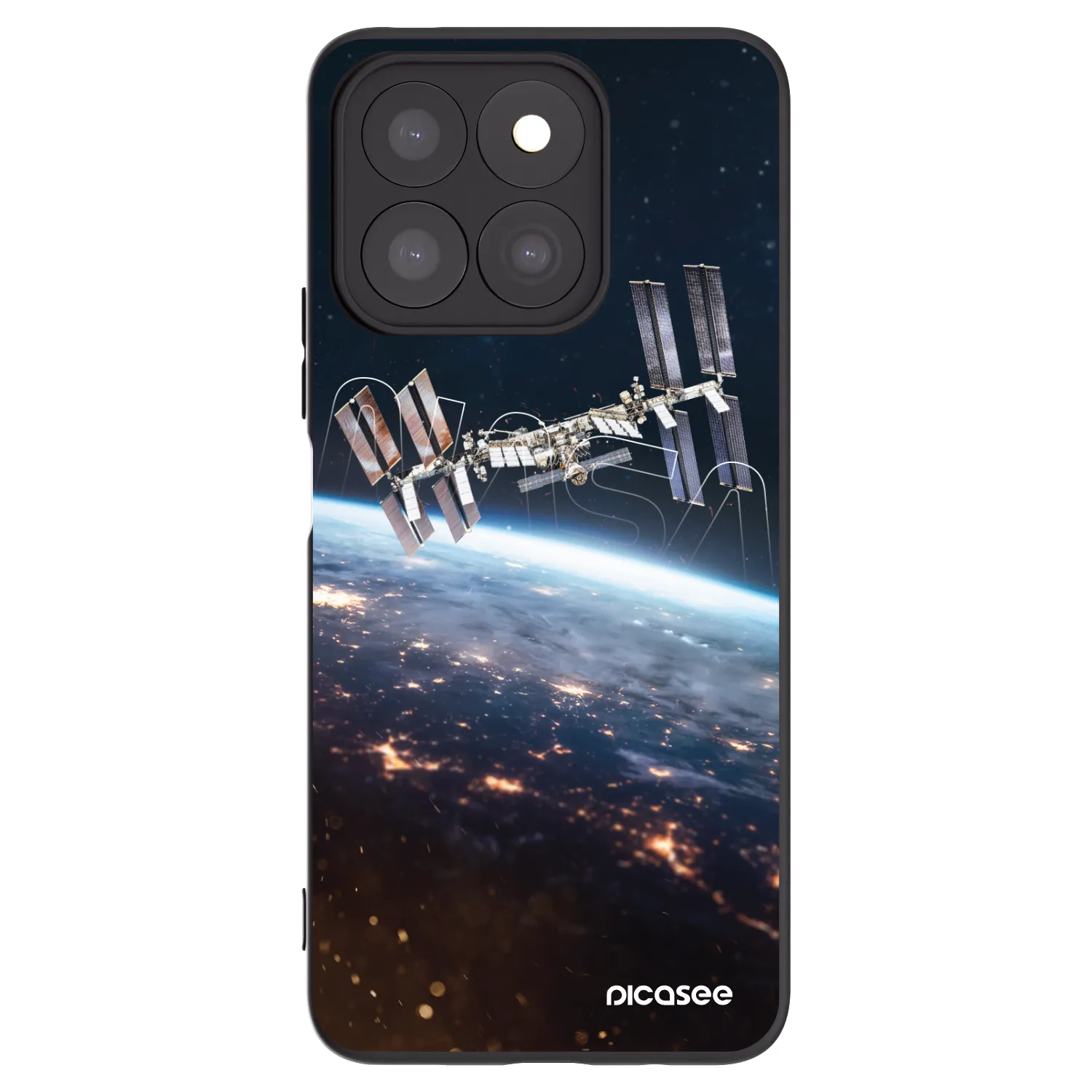 Picasee silikonový černý obal pro Honor X8b - Station