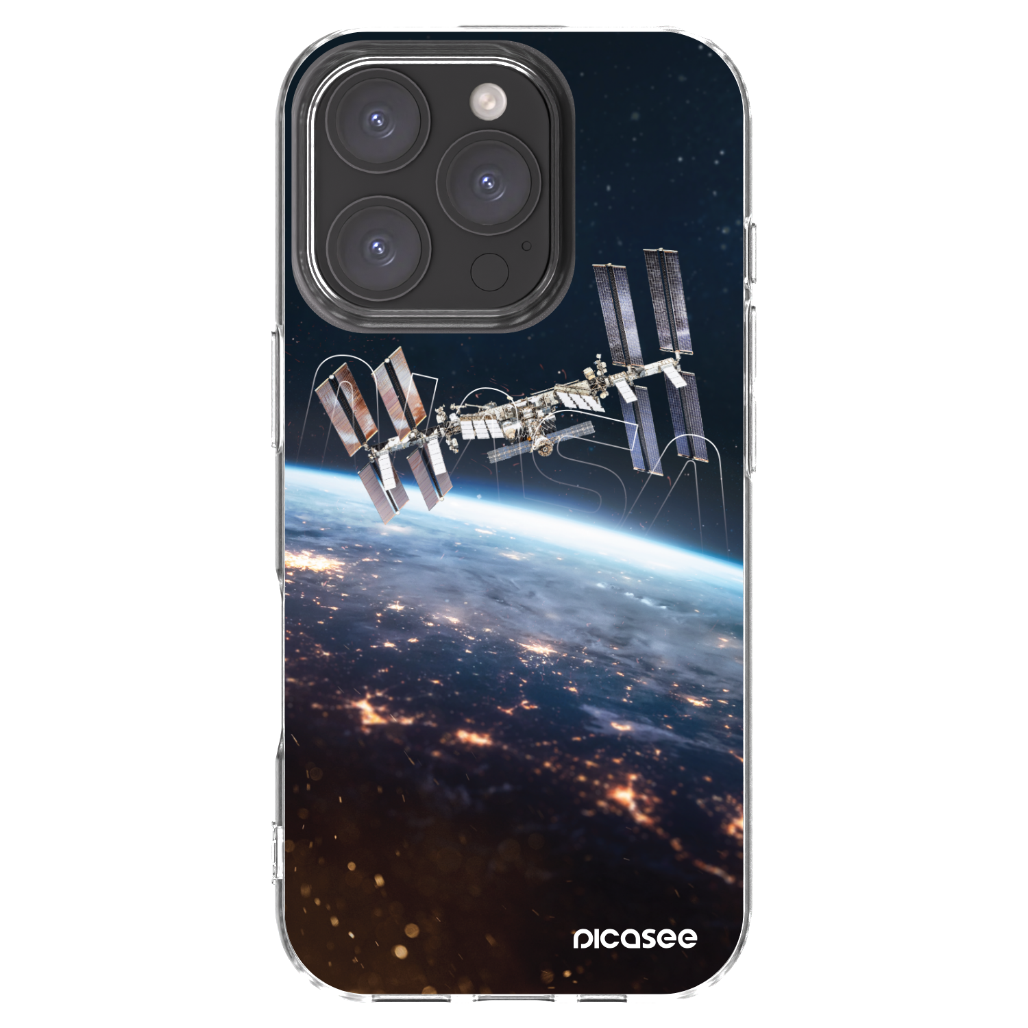 Picasee silikonový průhledný obal pro Apple iPhone 16 Pro - Station