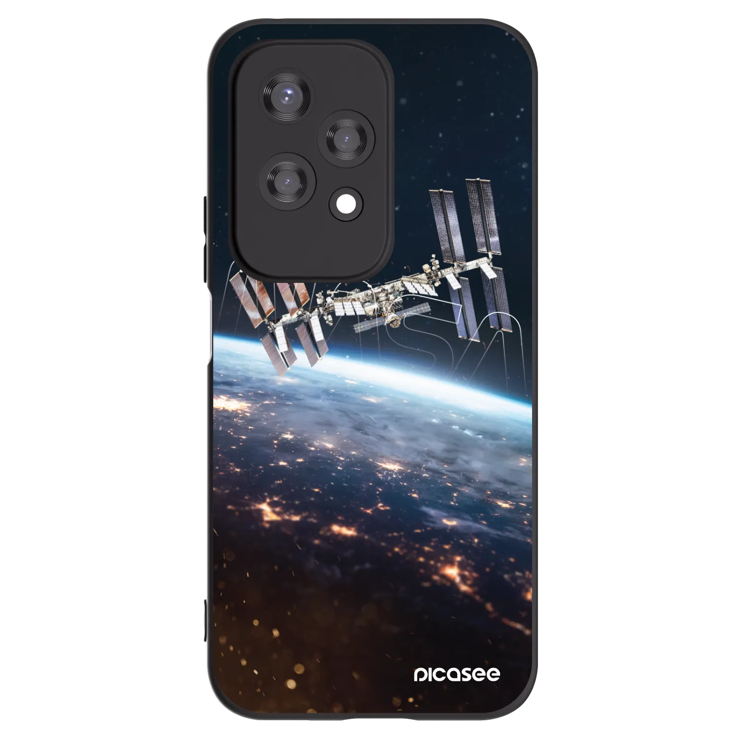 Picasee silikonový černý obal pro Honor 200 Lite - Station