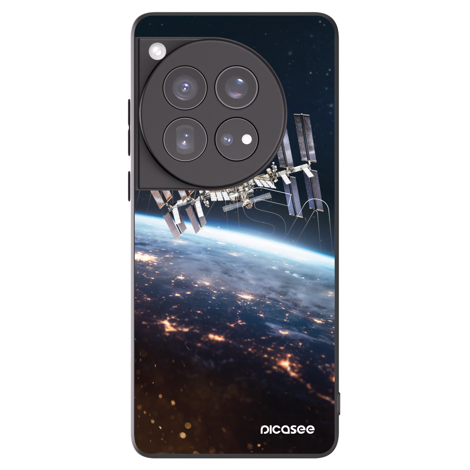 Picasee silikonový černý obal pro OnePlus 12 5G - Station
