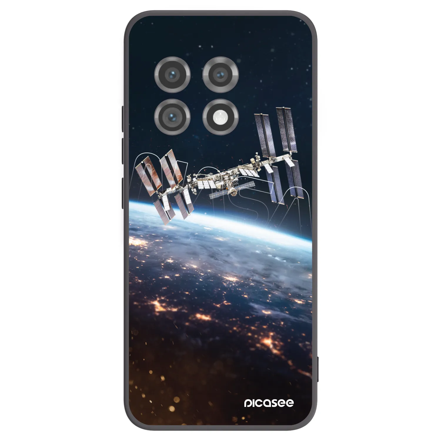 Picasee silikonový černý obal pro OnePlus 11 5G - Station