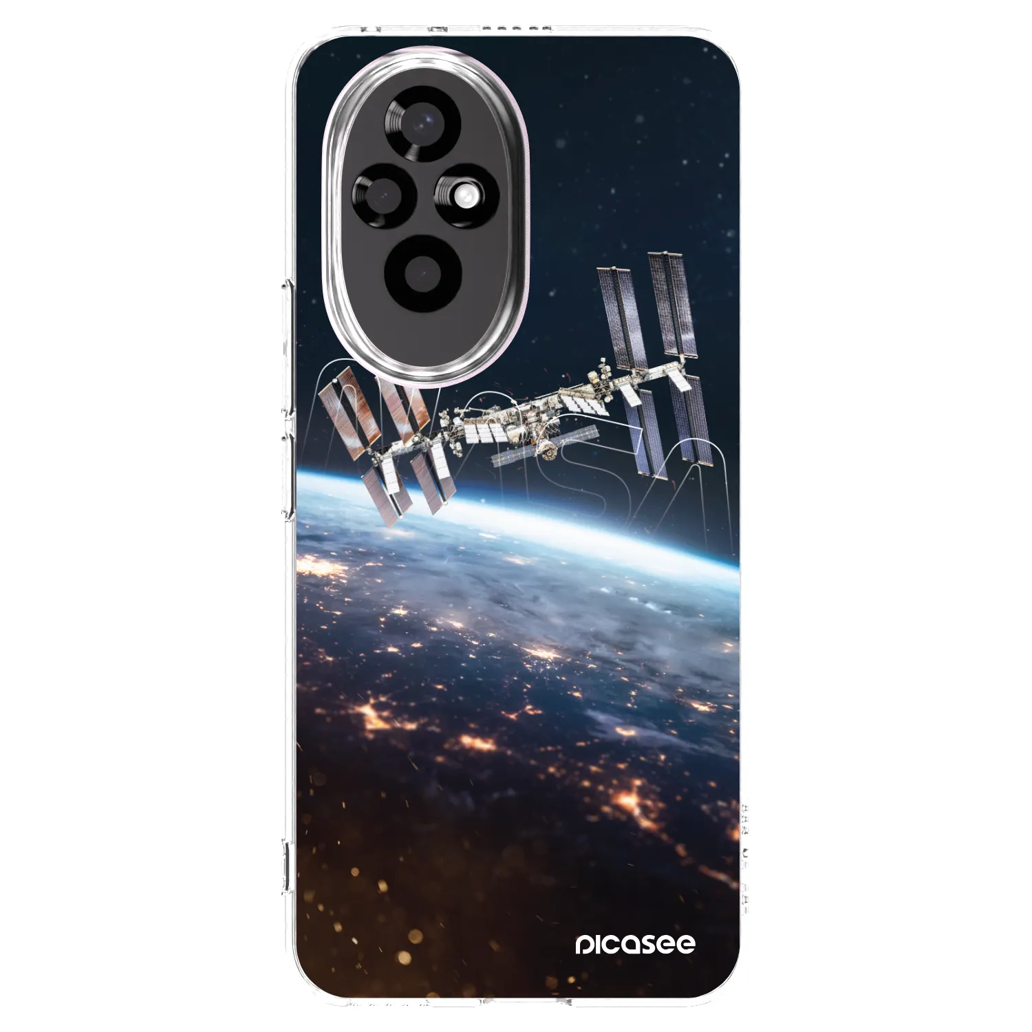 Picasee silikonový průhledný obal pro Honor 200 Pro 5G - Station