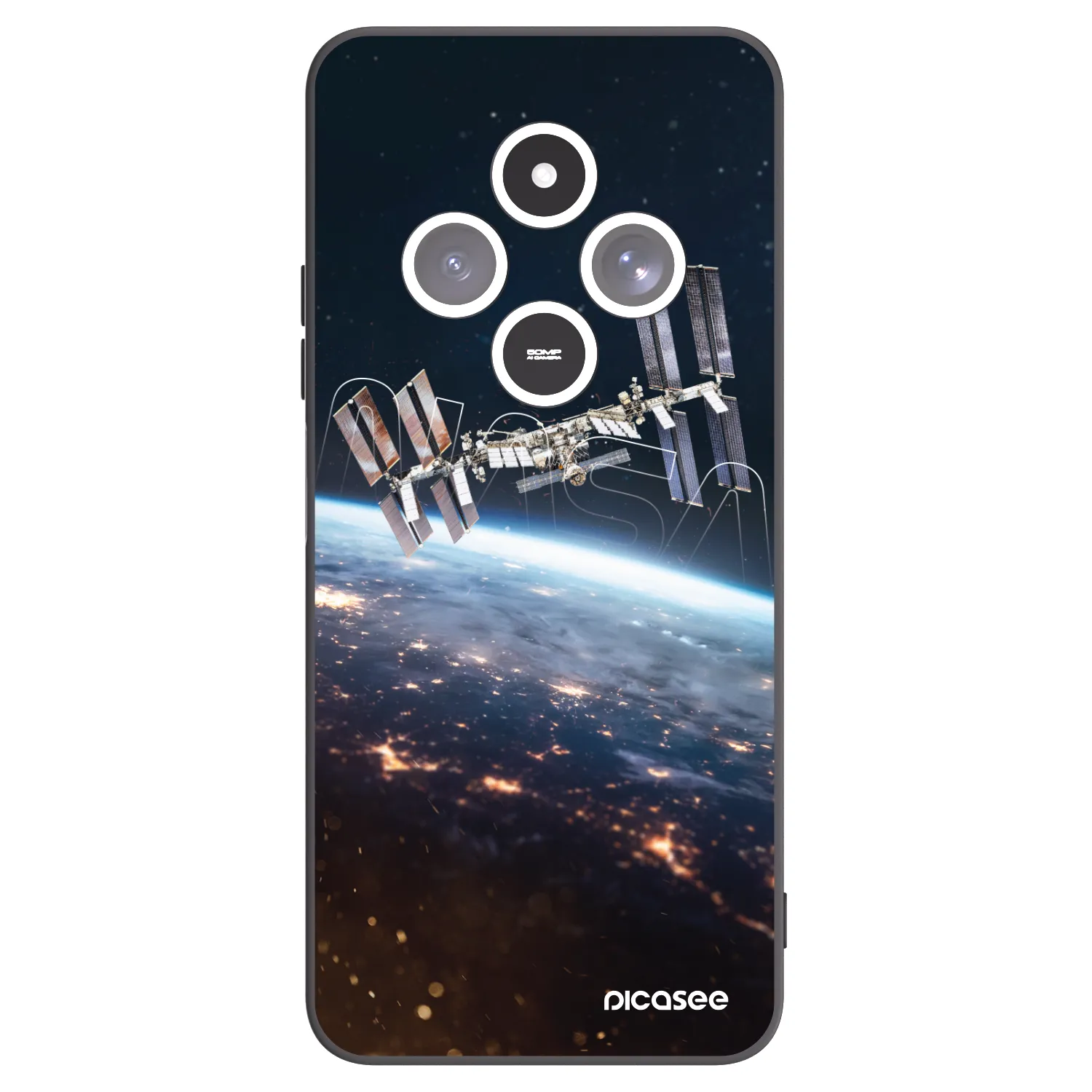 Picasee silikonový černý obal pro Xiaomi Redmi 14C - Station