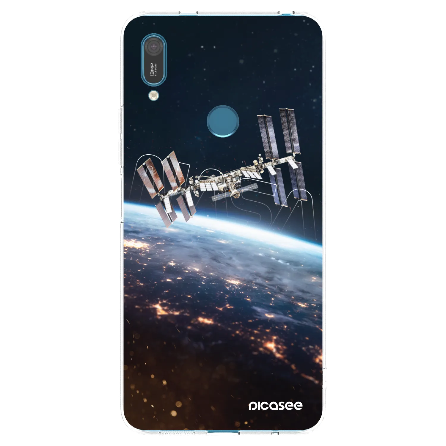 Picasee silikonový průhledný obal pro Huawei Y7 2019 - Station