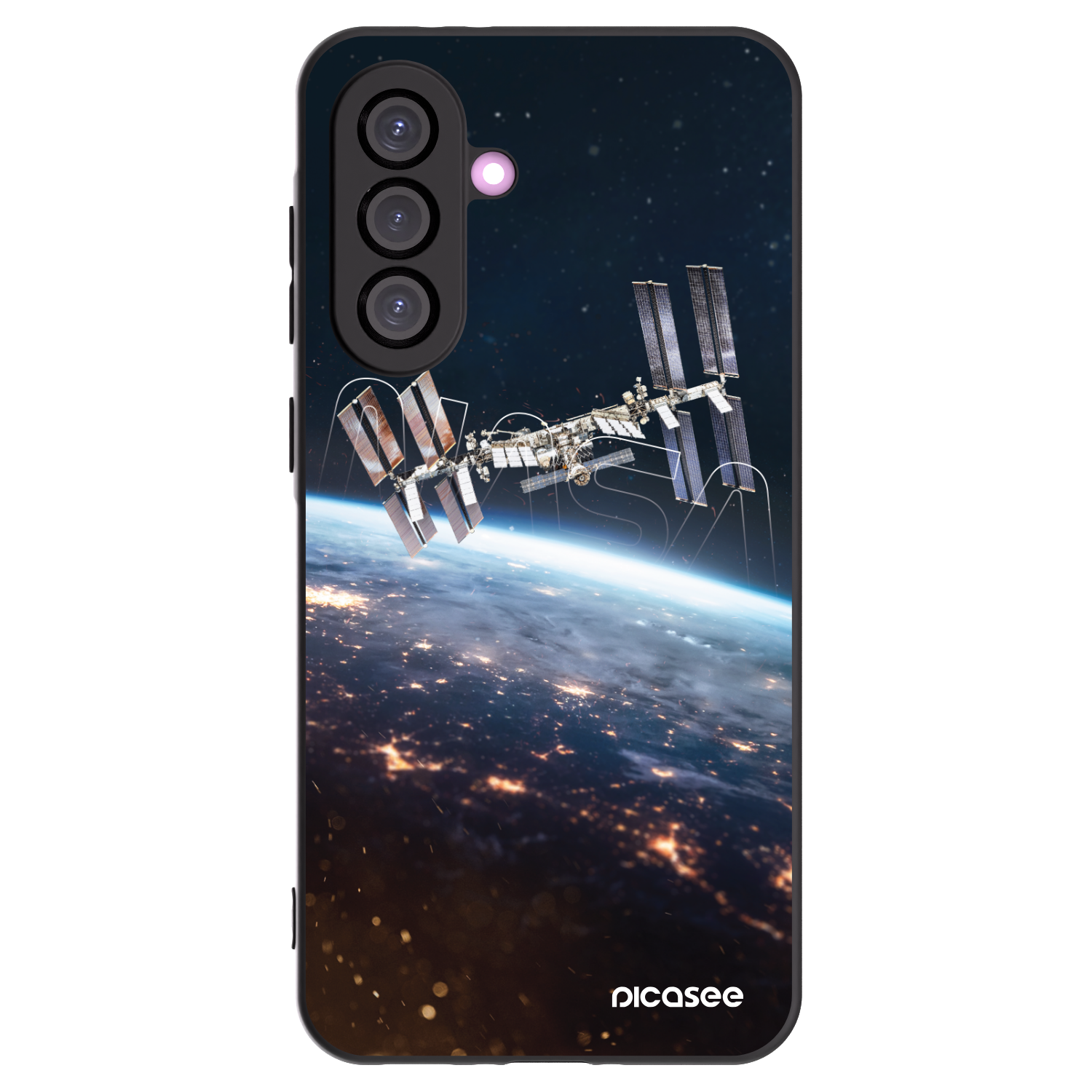 Picasee silikonový černý obal pro Samsung Galaxy A36 5G - Station