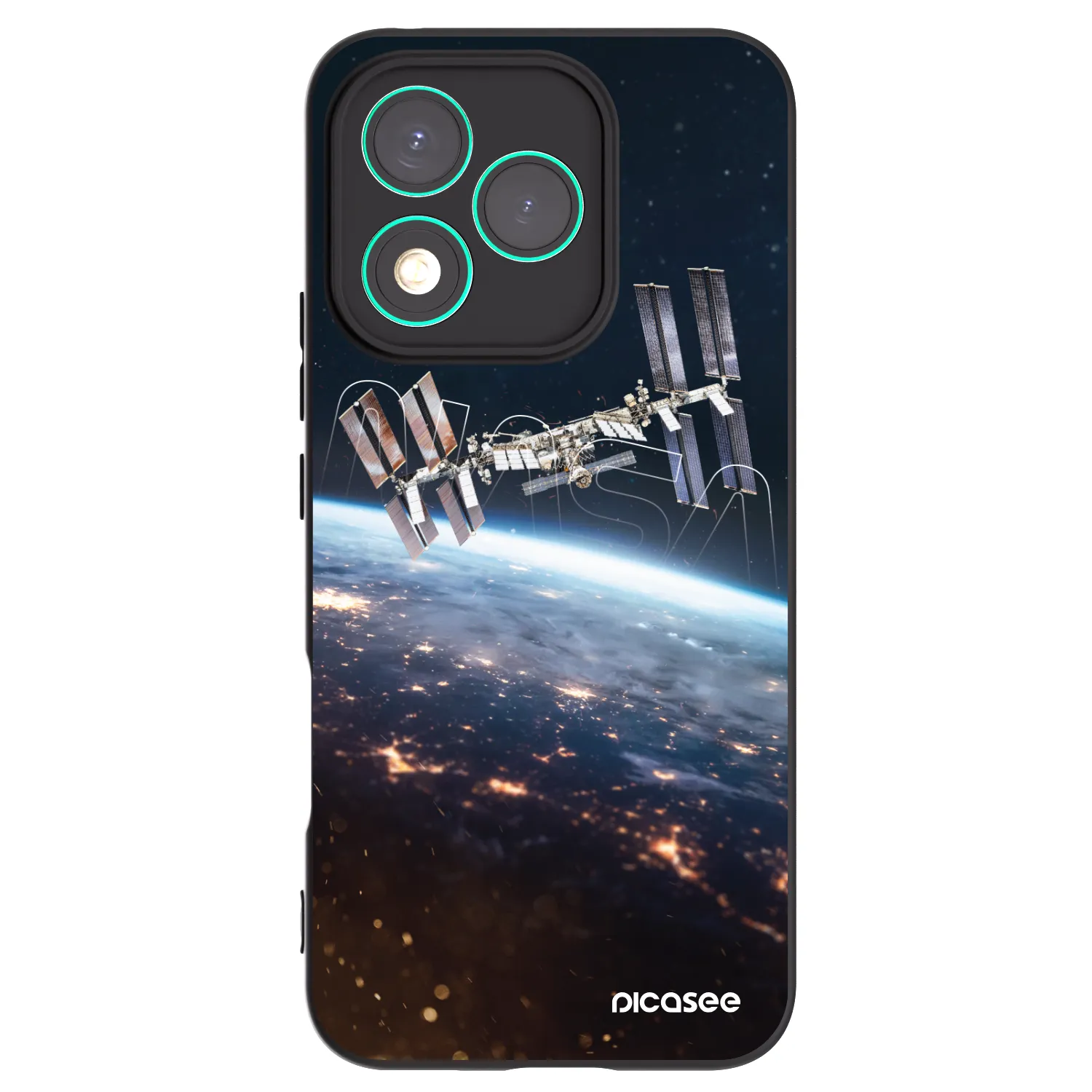 Picasee silikonový černý obal pro Honor 400 Lite 5G - Station