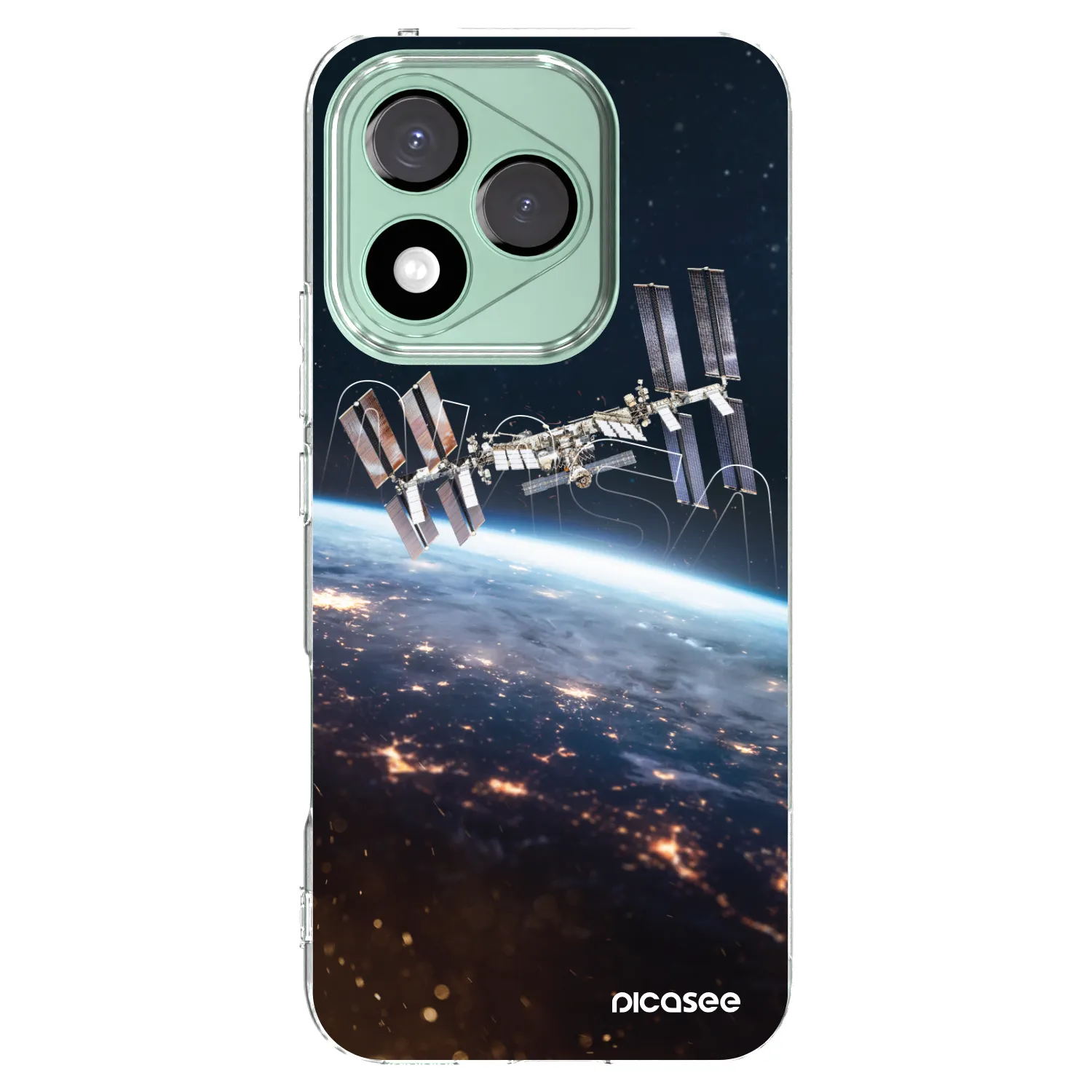 Picasee silikonový průhledný obal pro Honor 400 Lite 5G - Station