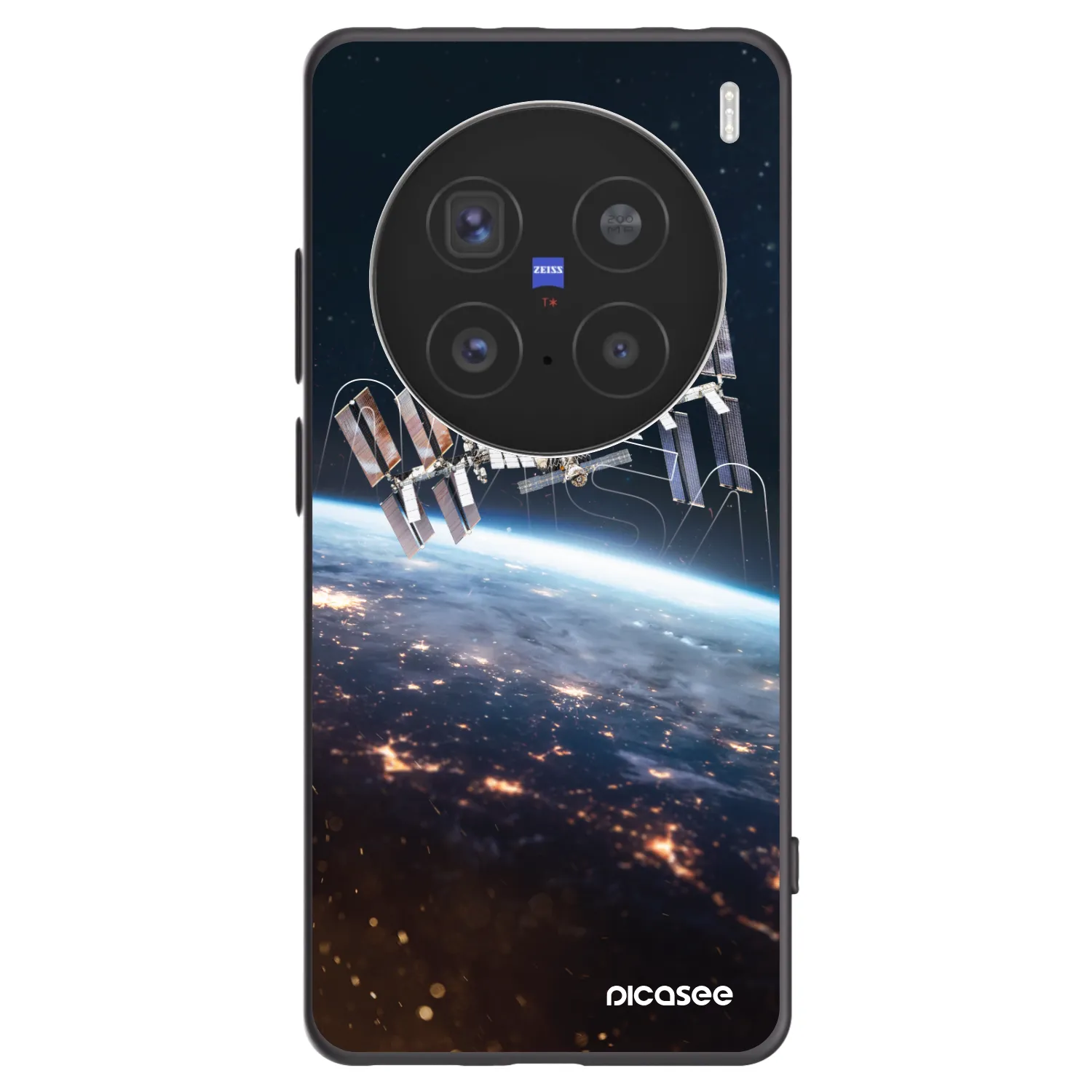 Picasee silikonový černý obal pro Vivo X200 Pro - Station