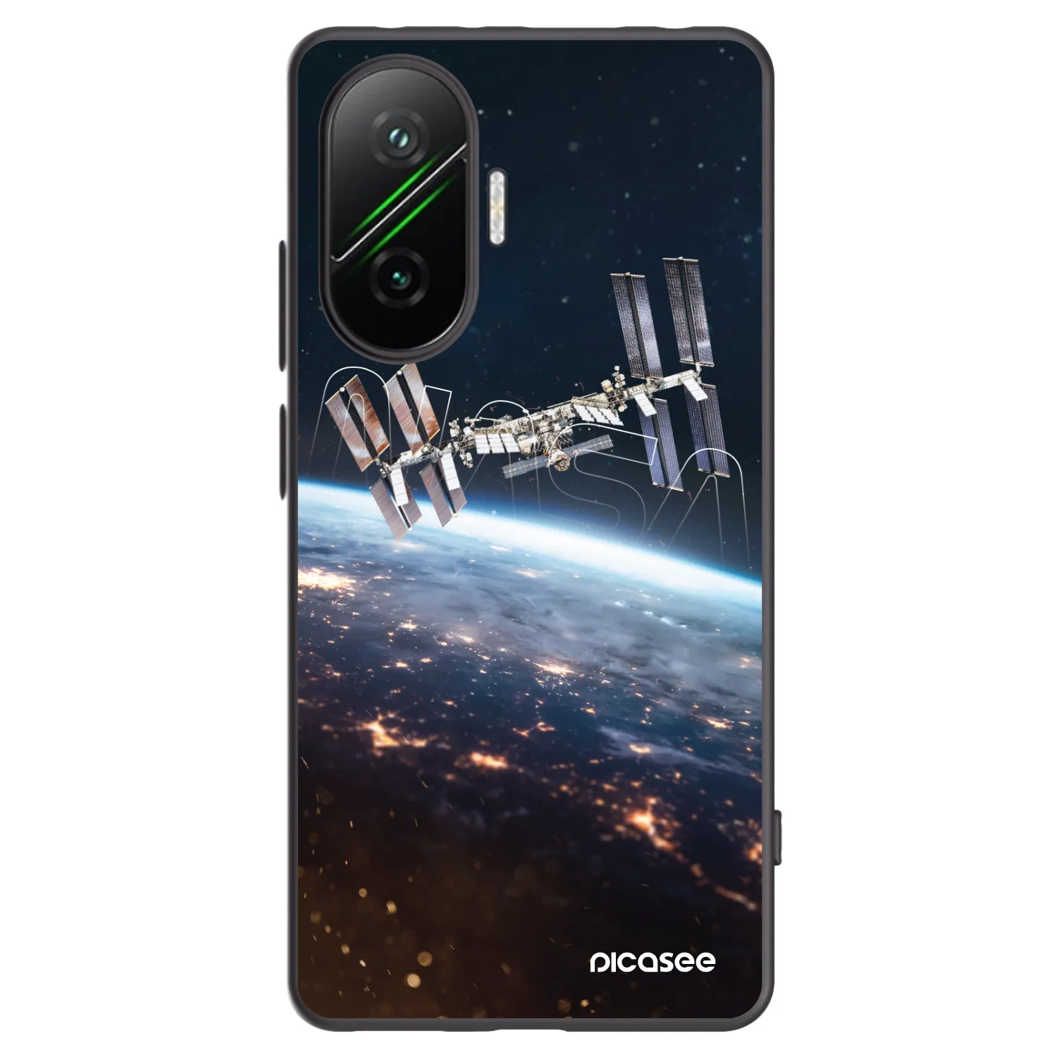 Picasee silikonový černý obal pro Xiaomi Poco F7 Pro 5G - Station