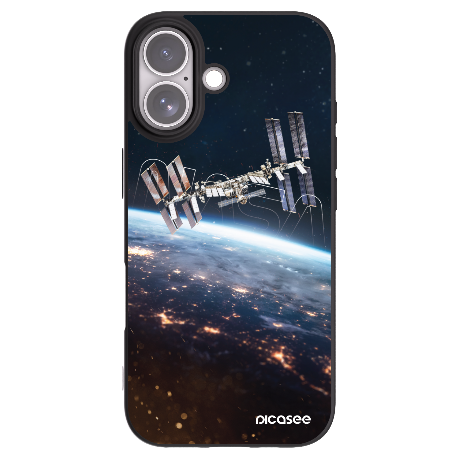 Picasee silikonový černý obal pro Apple iPhone 17 - Station