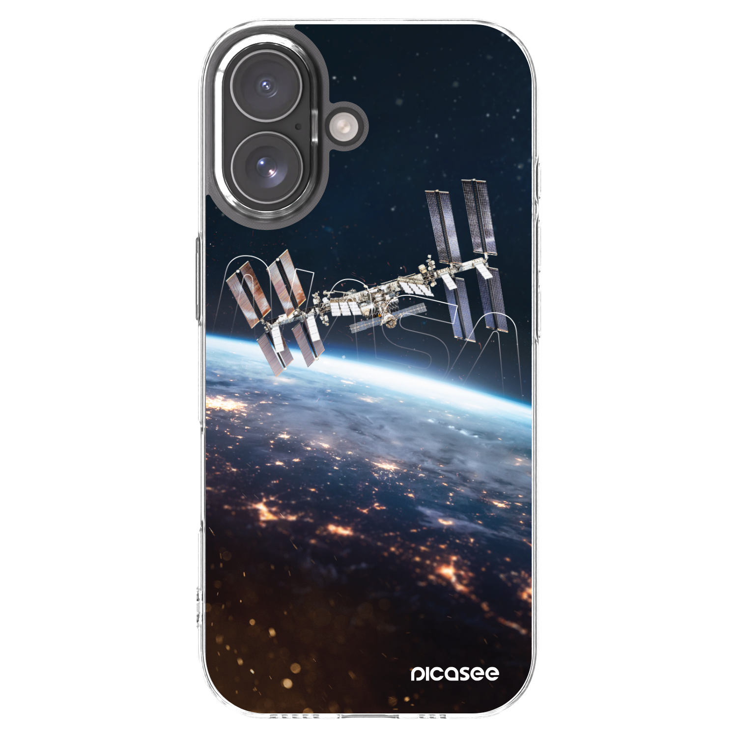 Picasee silikonový průhledný obal pro Apple iPhone 17 - Station