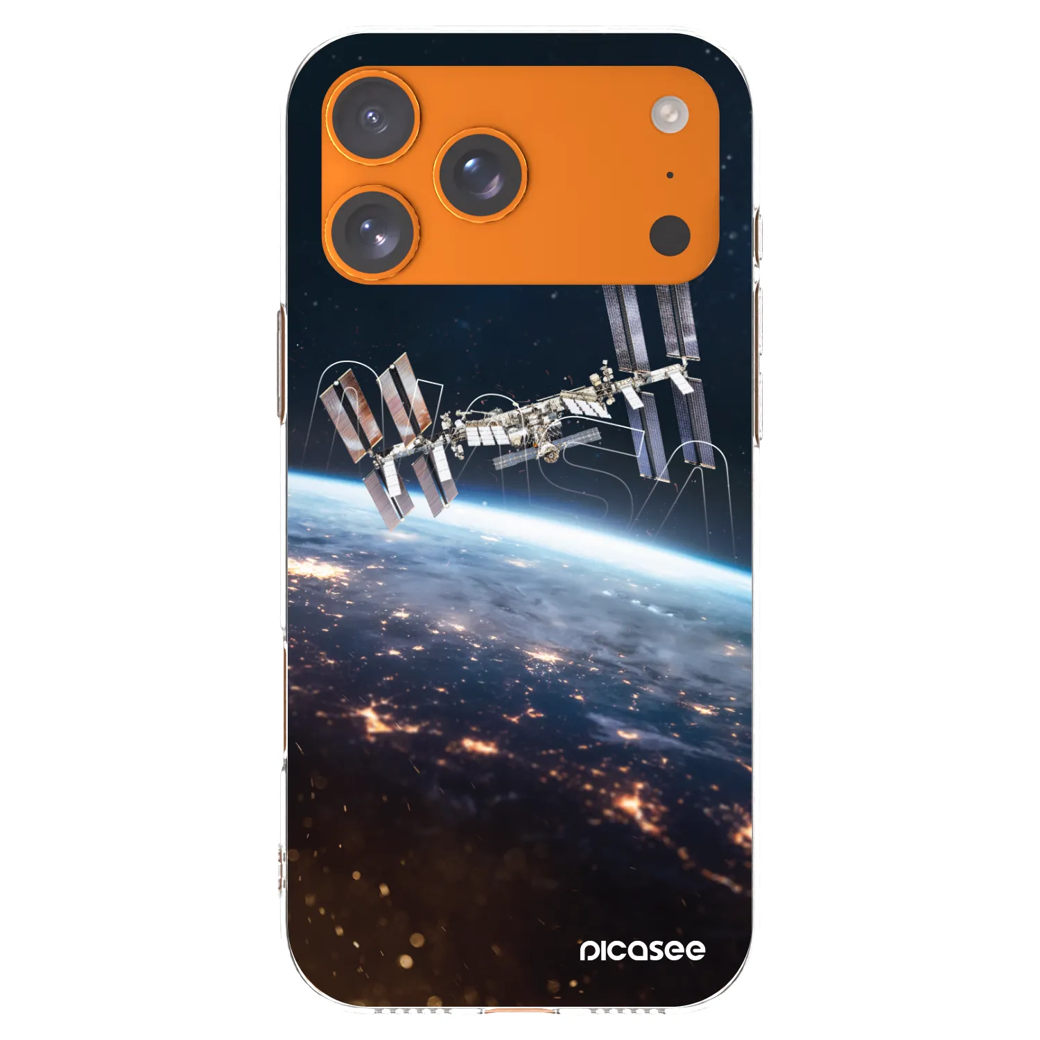Picasee silikonový průhledný obal pro Apple iPhone 17 Pro Max - Station