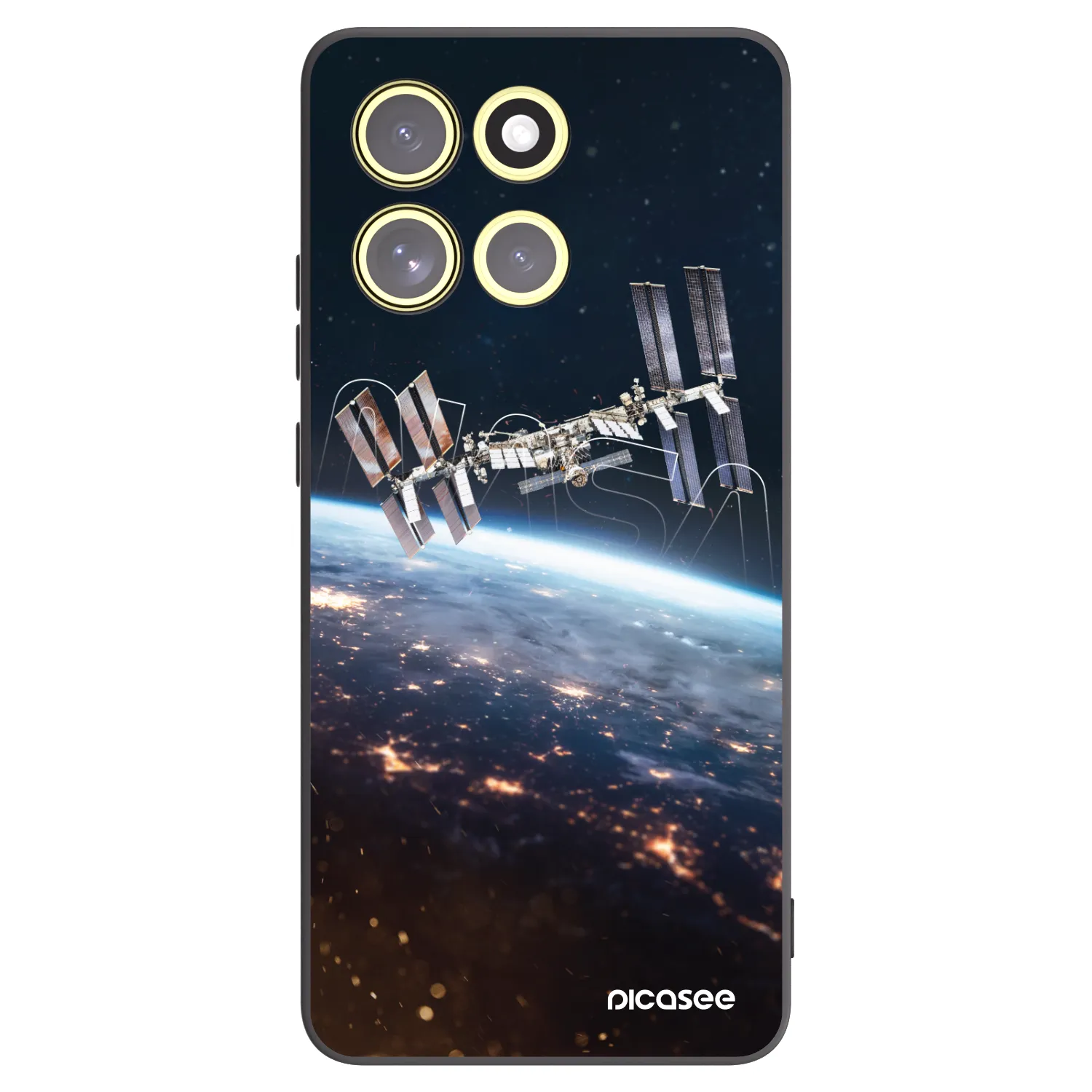 Picasee silikonový černý obal pro Motorola Moto G86 5G - Station
