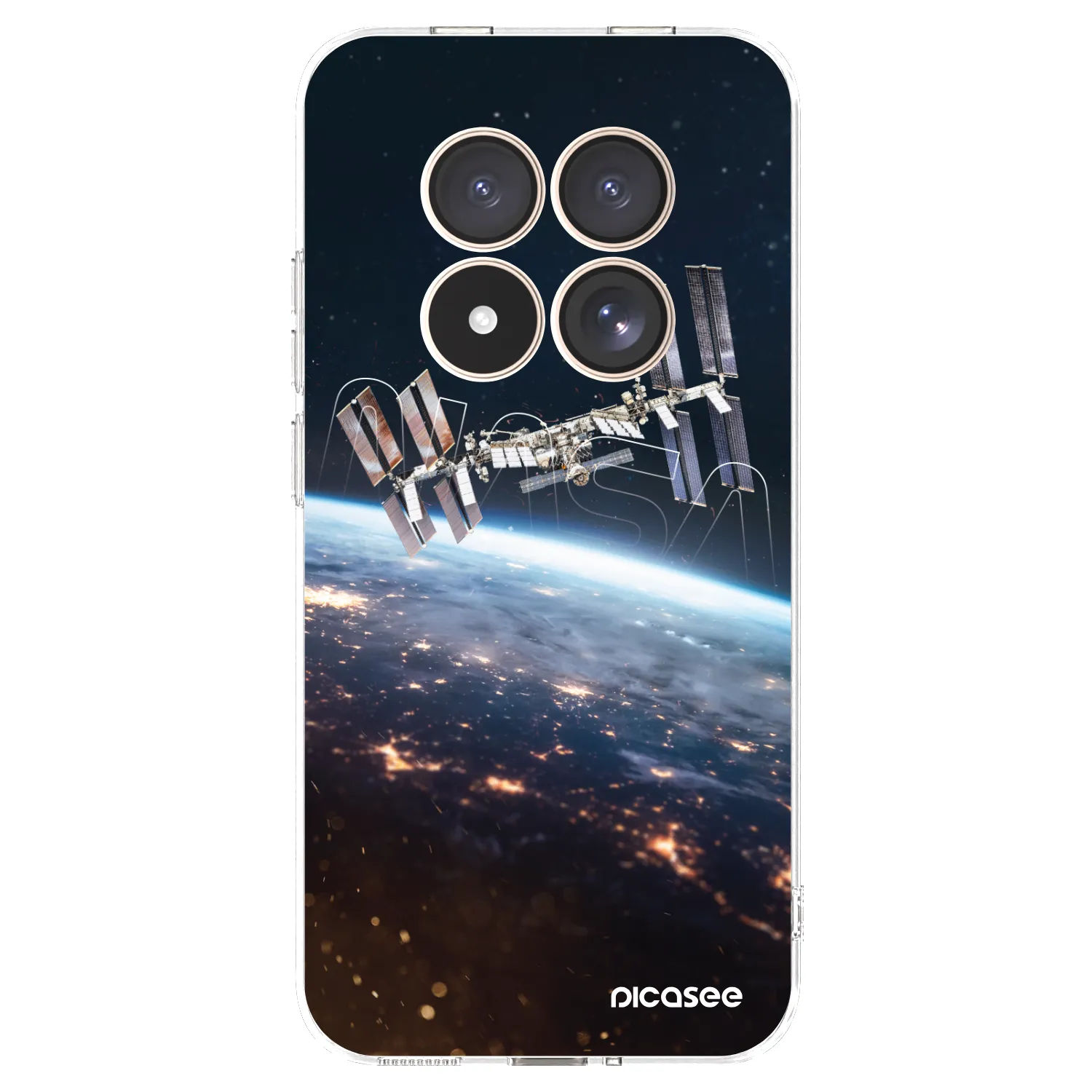 Picasee silikonový průhledný obal pro Xiaomi Redmi Note 15 Pro 4G - Station
