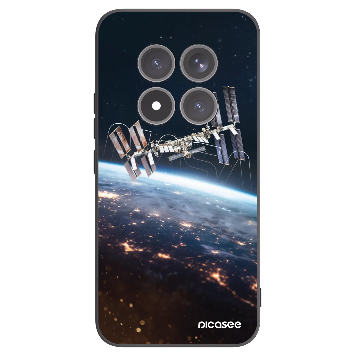 Picasee silikonový černý obal pro Xiaomi Redmi Note 15 Pro+ - Station