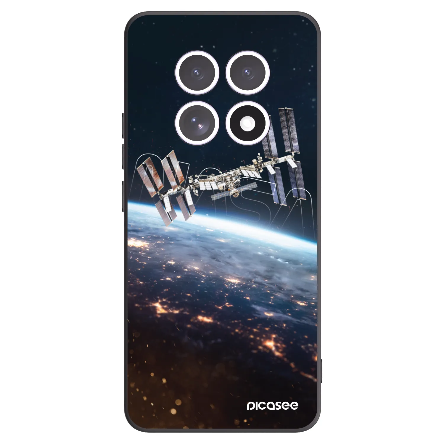 Picasee silikonový černý obal pro Xiaomi Redmi Note 15 - Station