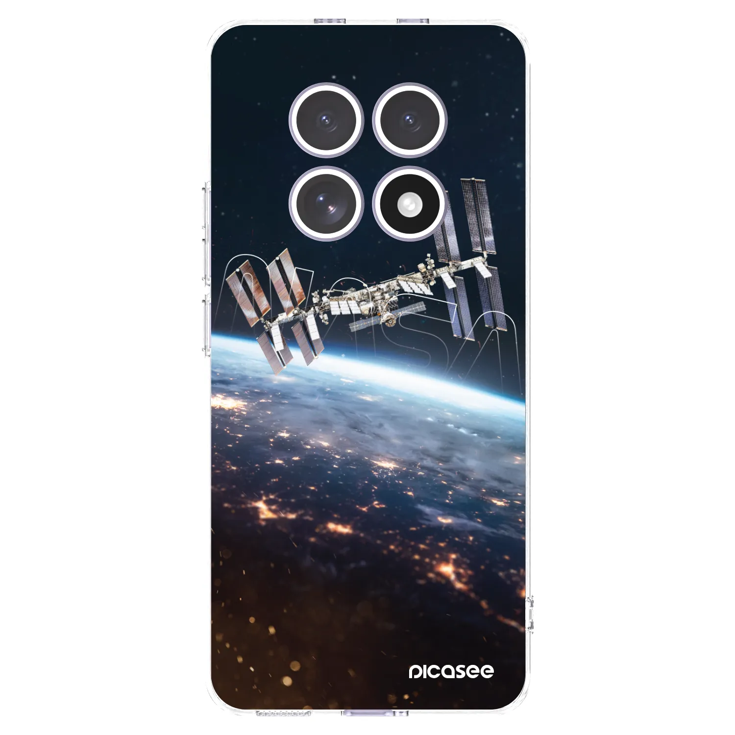 Picasee silikonový průhledný obal pro Xiaomi Redmi Note 15 - Station