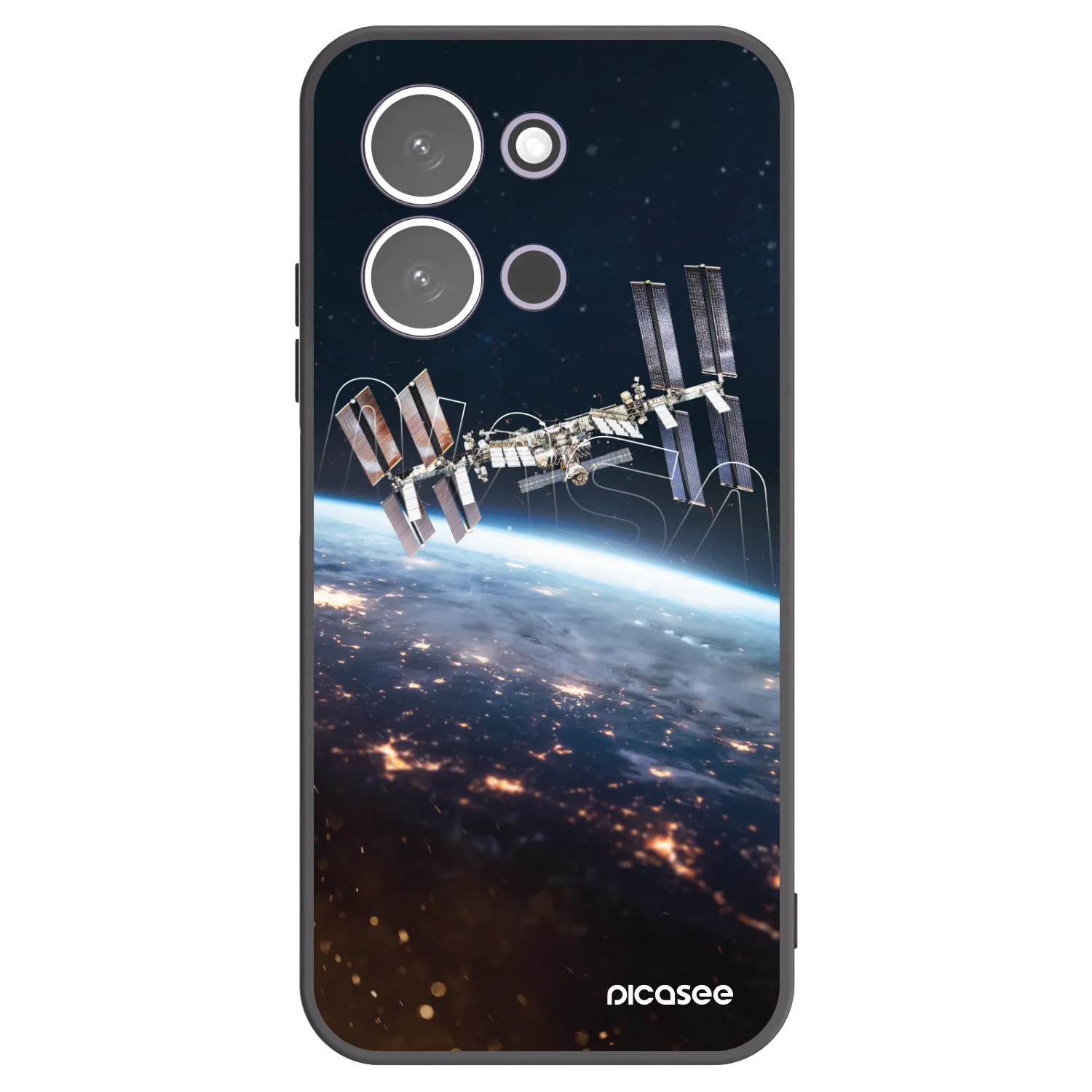 Picasee silikonový černý obal pro Xiaomi Redmi 15C 5G - Station