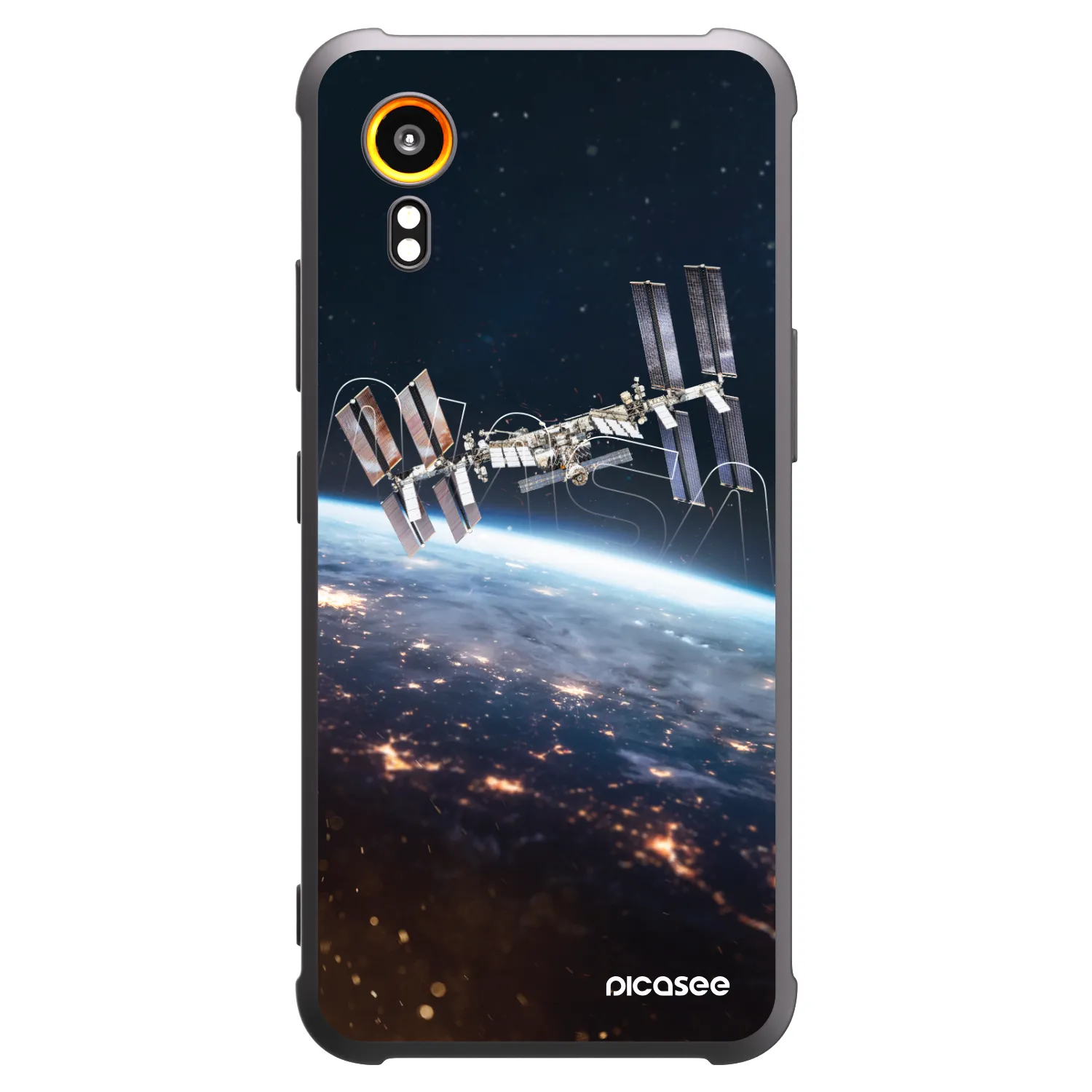 Picasee silikonový černý obal pro Samsung Galaxy Xcover 7 - Station