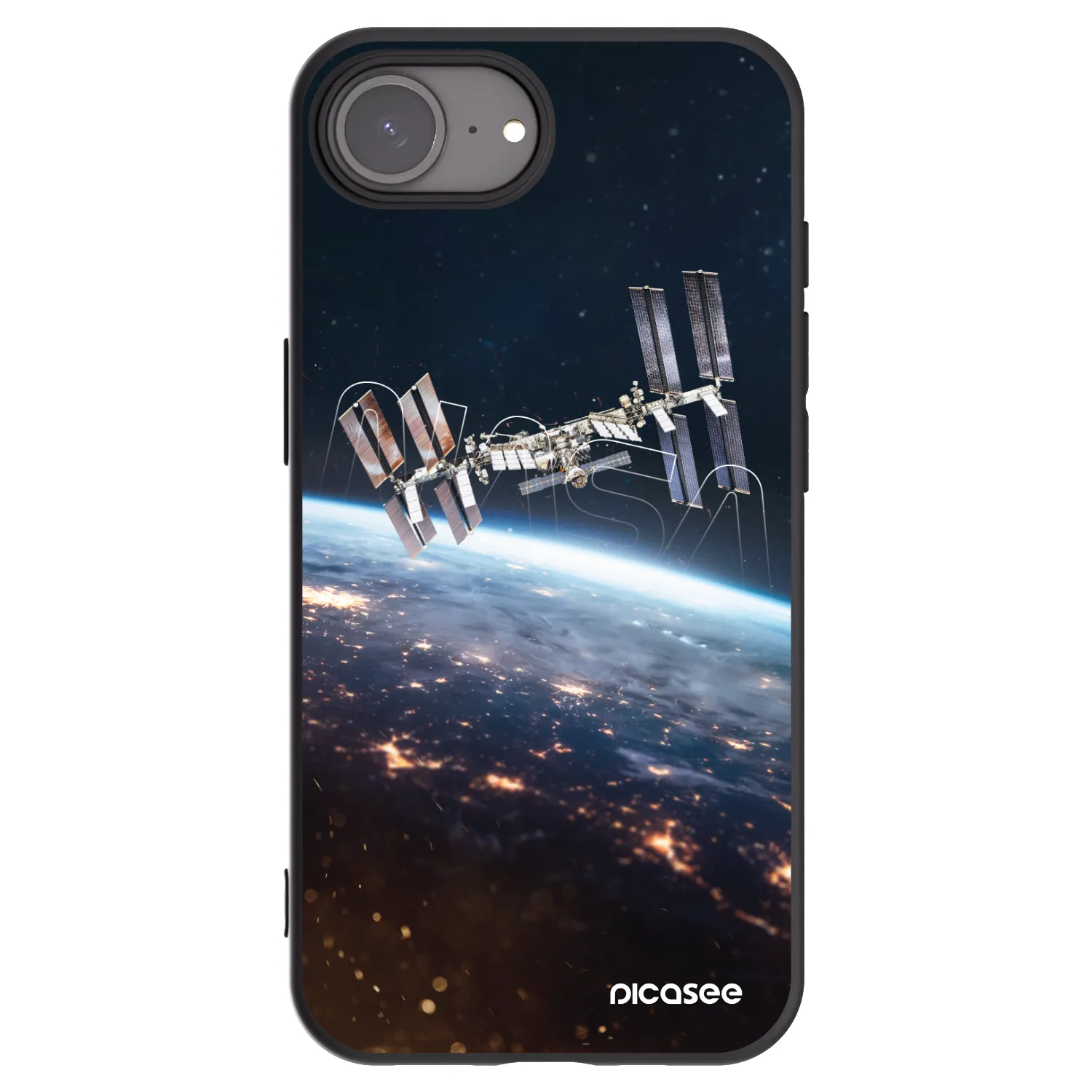 Picasee silikonový černý obal pro Apple iPhone 17e - Station