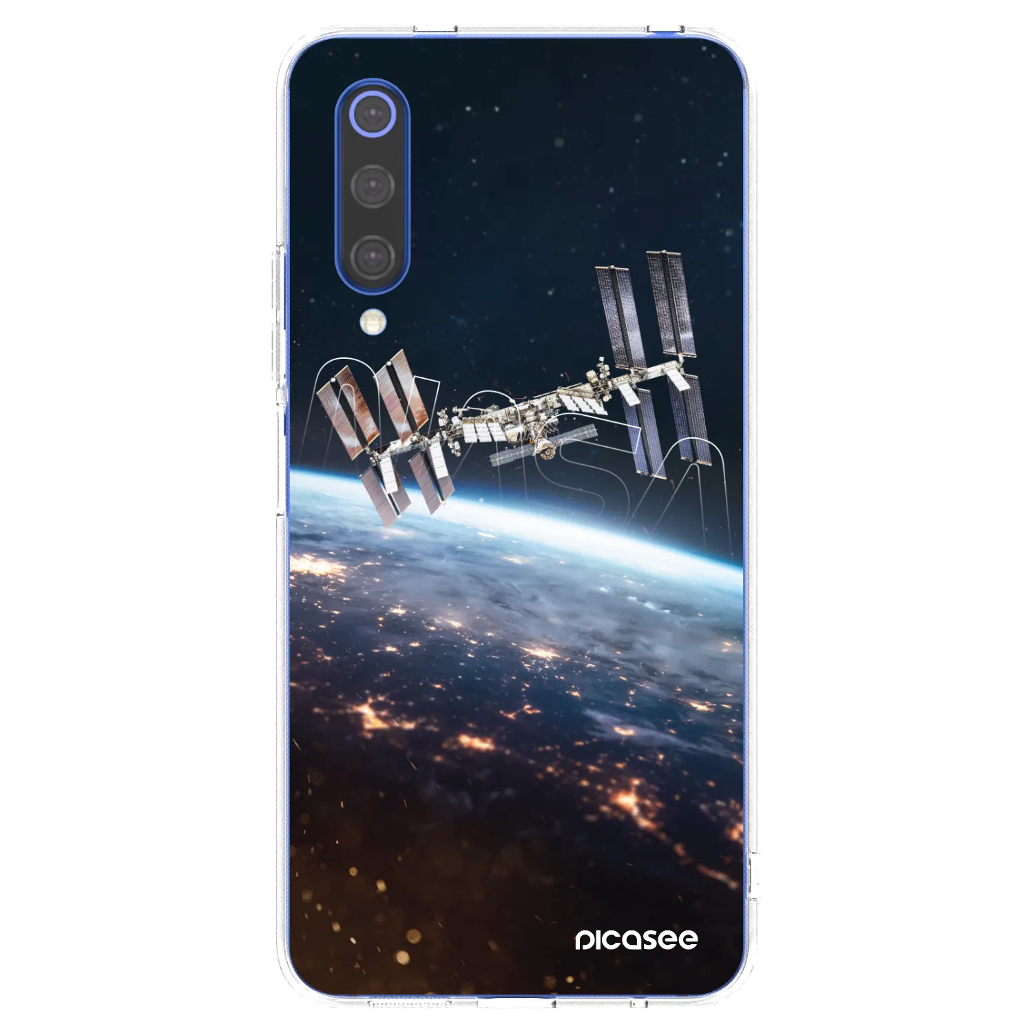 Picasee silikonový průhledný obal pro Xiaomi Mi 9 SE - Station