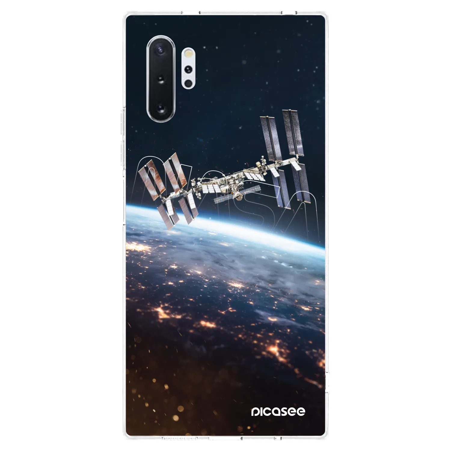 Picasee silikonový průhledný obal pro Samsung Galaxy Note 10+ N975F - Station