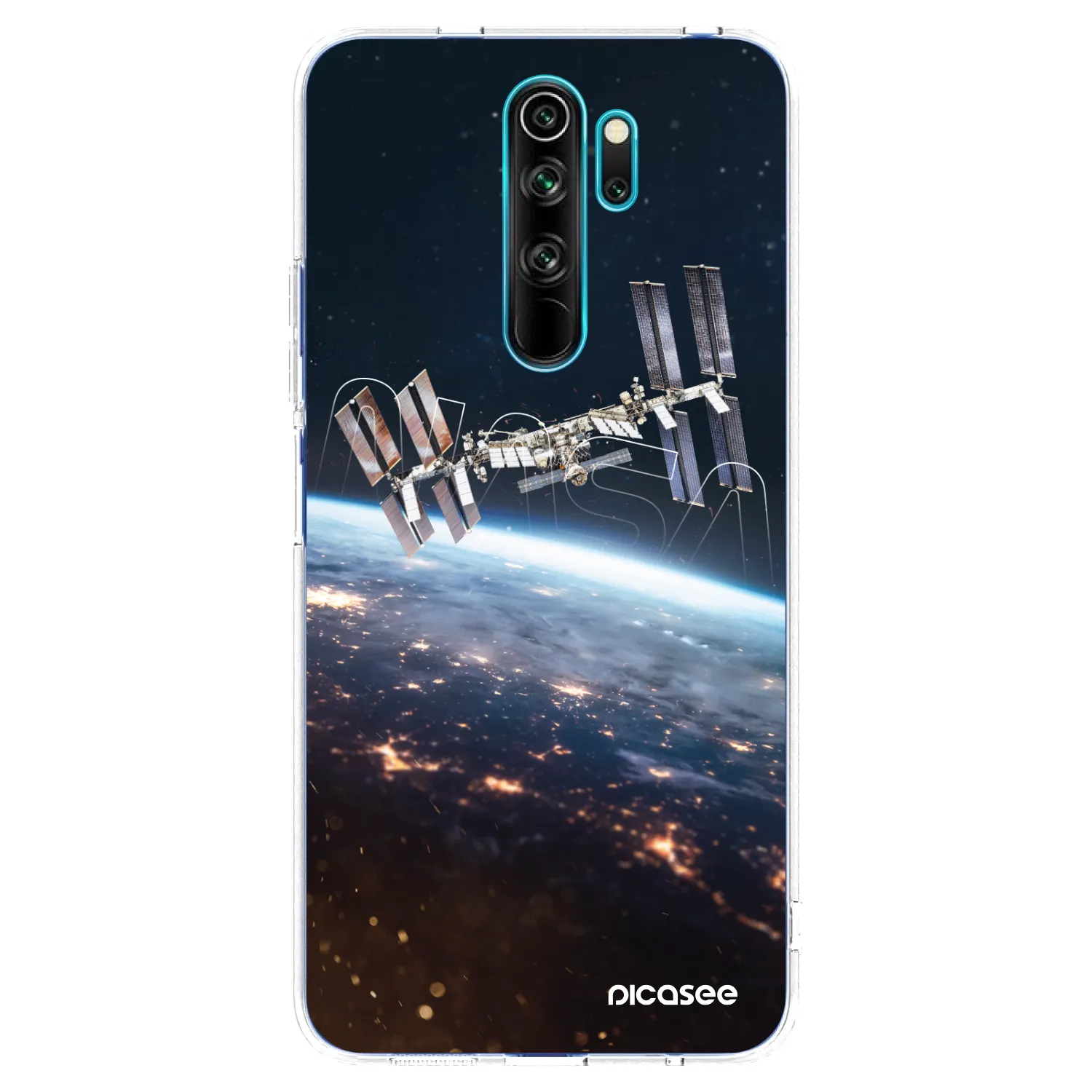 Picasee silikonový průhledný obal pro Xiaomi Redmi Note 8 Pro - Station