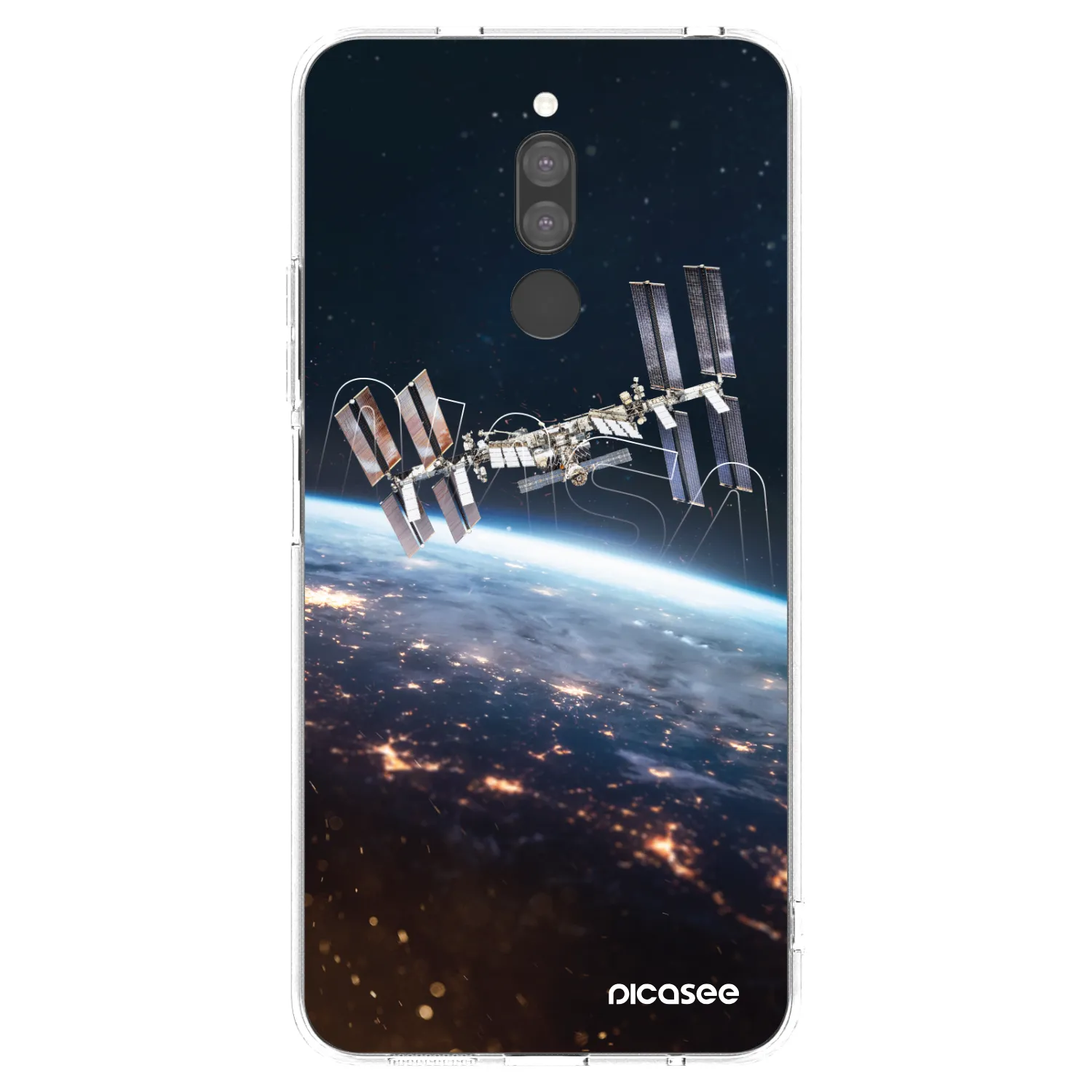 Picasee silikonový průhledný obal pro Xiaomi Redmi 8 - Station