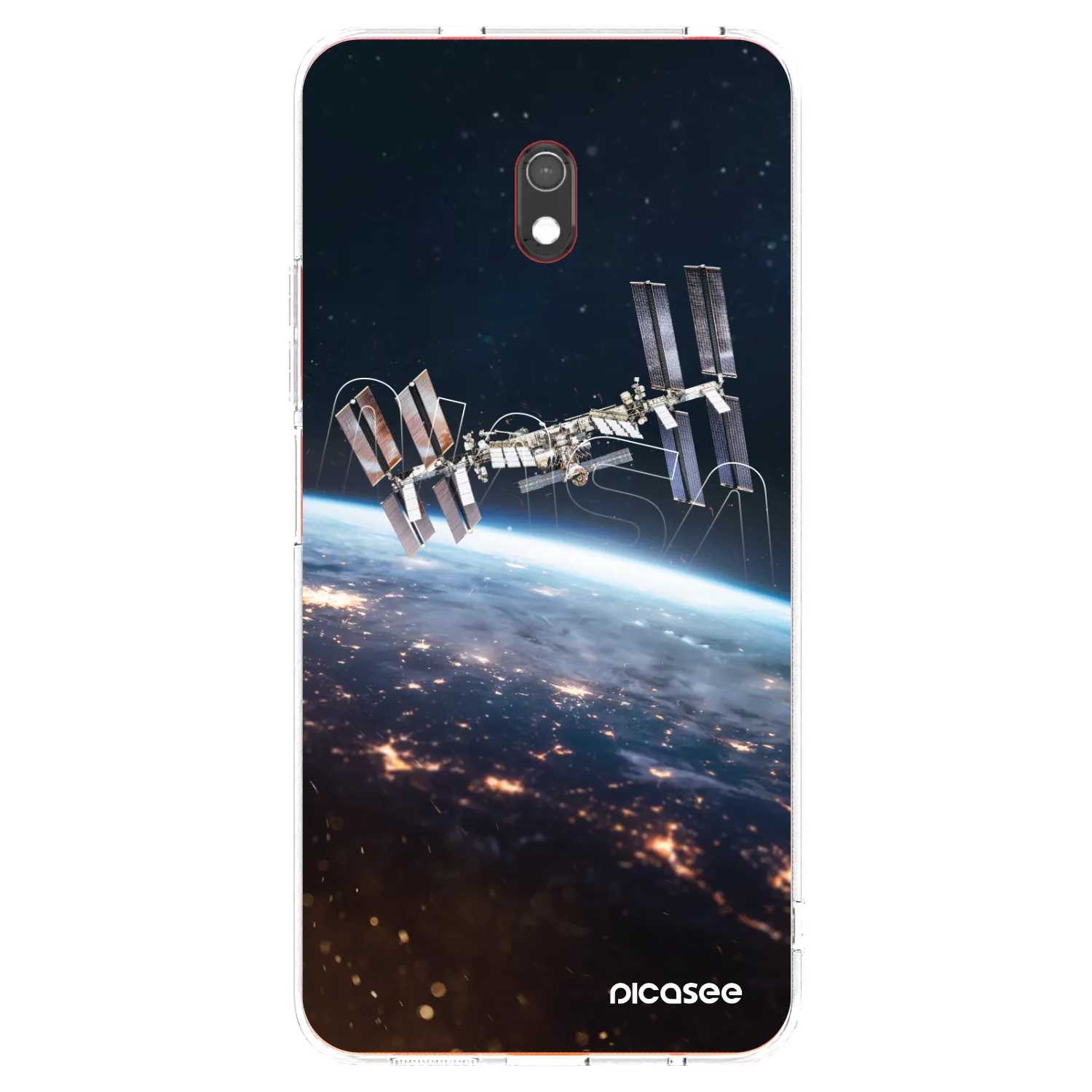 Picasee silikonový průhledný obal pro Xiaomi Redmi 8A - Station