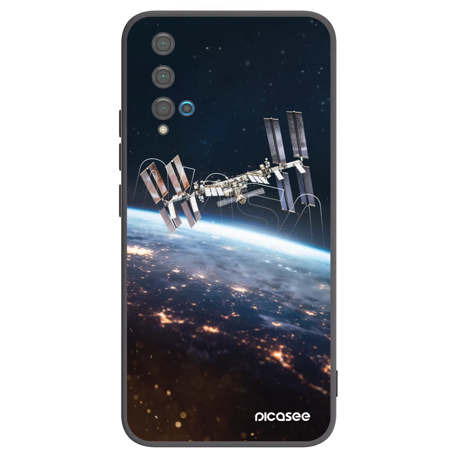 Picasee silikonový černý obal pro Huawei Nova 5T - Station