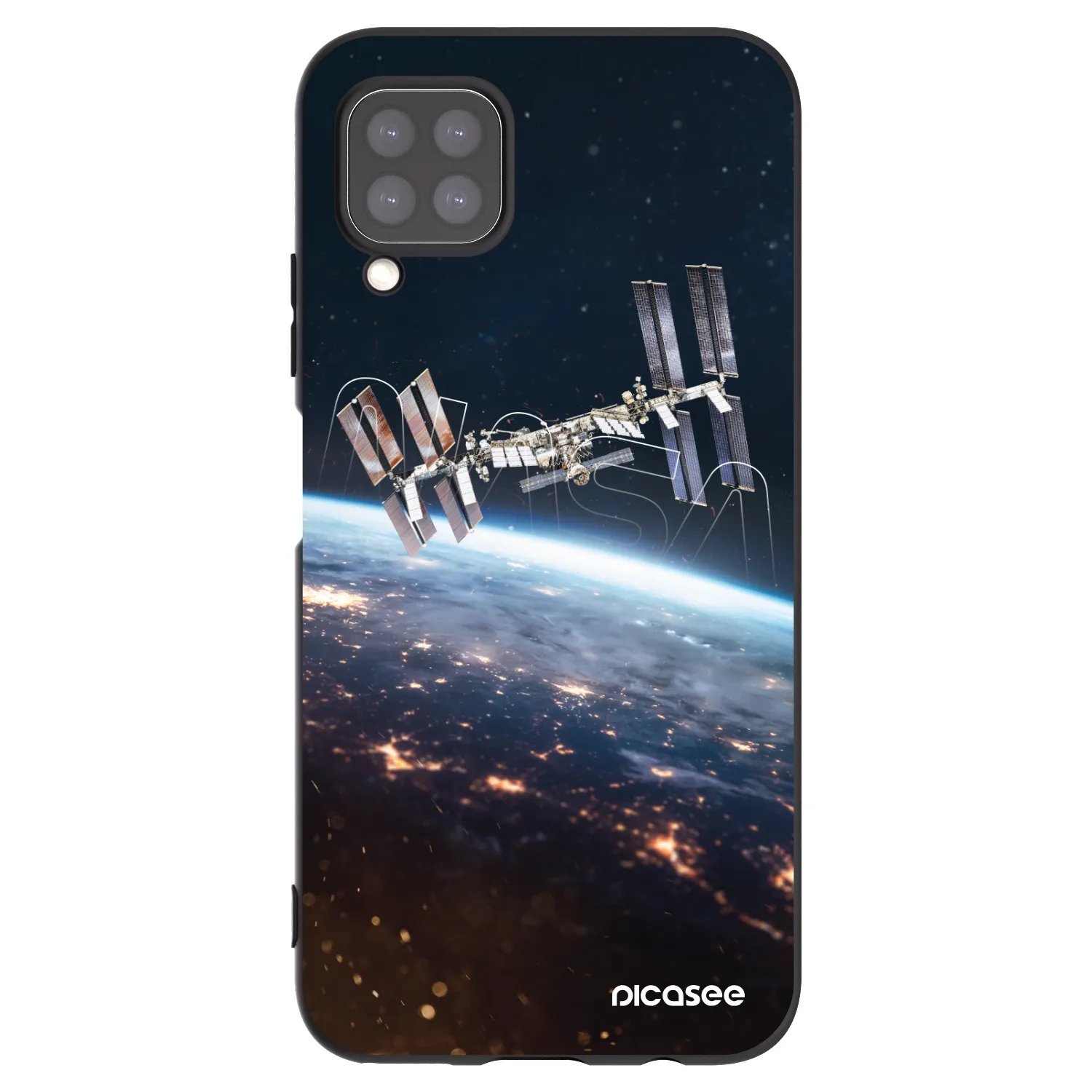 Picasee silikonový černý obal pro Huawei P40 Lite - Station