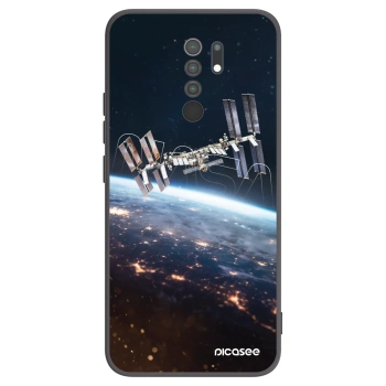 Picasee silikonový černý obal pro Xiaomi Redmi 9 - Station
