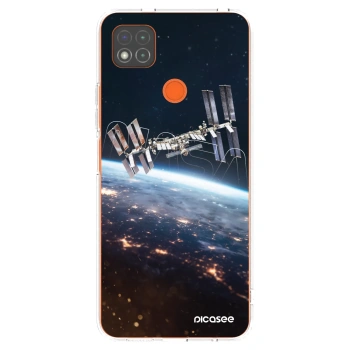 Picasee silikonový průhledný obal pro Xiaomi Redmi 9C - Station