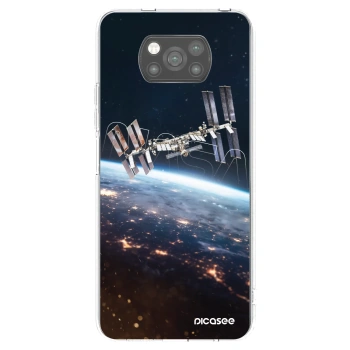 Picasee silikonový černý obal pro Xiaomi Poco X3 - Station