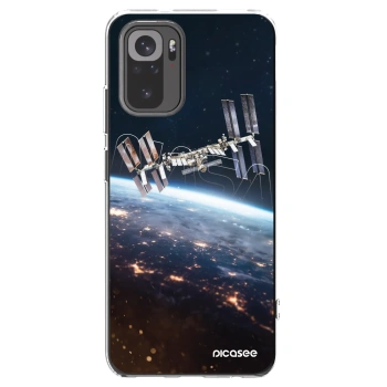 Picasee silikonový průhledný obal pro Xiaomi Redmi Note 10 - Station