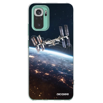Picasee silikonový průhledný obal pro Xiaomi Redmi Note 10 Pro - Station
