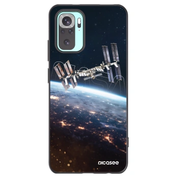 Picasee silikonový černý obal pro Xiaomi Redmi Note 10 Pro - Station