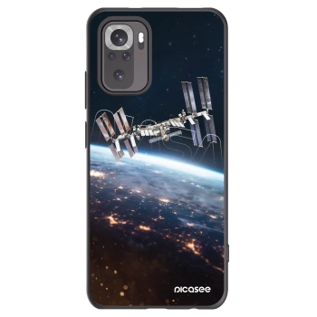 Picasee silikonový černý obal pro Xiaomi Redmi Note 10S - Station