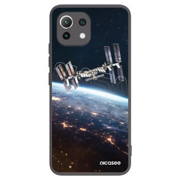 Picasee silikonový černý obal pro Xiaomi Mi 11 Lite - Station