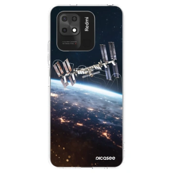 Picasee silikonový průhledný obal pro Xiaomi Redmi 10C - Station