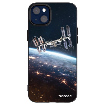 Picasee silikonový černý obal pro Apple iPhone 14 Plus - Station