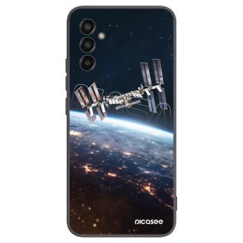 Picasee silikonový černý obal pro Samsung Galaxy M13 M135F - Station
