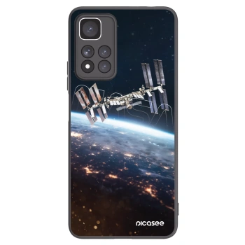 Picasee silikonový černý obal pro Xiaomi Redmi Note 11 Pro+ 5G - Station