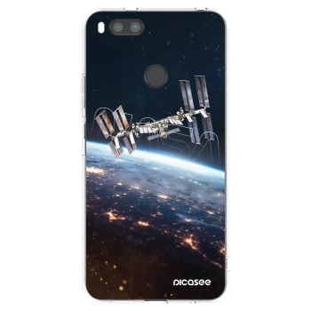 Picasee silikonový průhledný obal pro Xiaomi Redmi A1 - Station