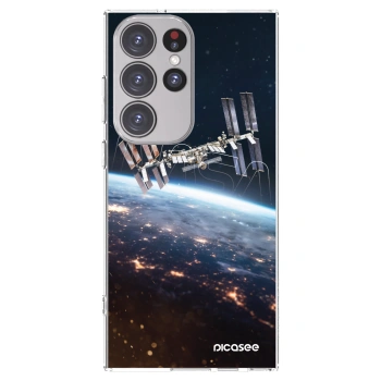Picasee silikonový průhledný obal pro Samsung Galaxy S23 Ultra 5G - Station