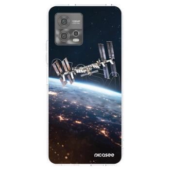 Picasee silikonový průhledný obal pro Motorola Moto G72 - Station