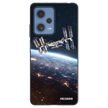 Picasee silikonový černý obal pro Xiaomi Redmi Note 12 Pro 5G - Station