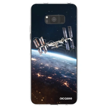 Picasee silikonový průhledný obal pro Samsung Galaxy S8 G950F - Station
