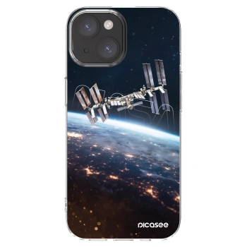 Picasee silikonový průhledný obal pro Apple iPhone 15 - Station