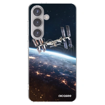 Picasee silikonový průhledný obal pro Samsung Galaxy S24 S921B 5G - Station